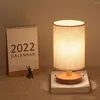Lampes de table lampe de chevet veilleuse avec abat-jour cylindrique décoration de la maison lumières USB pour chambre bureau en bois