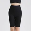 Yoga -outfit perzik billen fitness leggings dames gym sport strak hardloop shorts hip vijfpunt broek hoge taille naadloos 230411