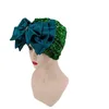 Vêtements ethniques Mode Style Africain Femmes Paillettes Rouge Jaune Bleu Vert Headtie Caps Musulman Hijabs Head Wrap Pour