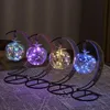 Stringhe Luci decorative a LED Filo di rame Stelle Lampada da tavolo USB di Natale romantico per camera da letto Bar Caffetteria Decorazione da pareteLED