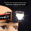 Head lamps Wurkkos USB LED Rechargeable Headlamp Waterproof Hands-Free Adjustment Headlight with Red Light Power Indicator Magnet Hiking P230411