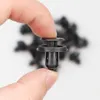 Nuevo 10/20/50 Uds 8mm de diámetro 8mm negro vehículo parachoques para puerta Panel guardabarros revestimiento Clips retenedor plástico Auto sujetadores remaches Clips