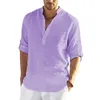 Chemise à manches longues chemise habillée de créateur 2023 Nouvelles chemises décontractées pour hommes Chemises à col rabattu à simple boutonnage en coton haut T-shirt chemises décontractées amples et confortables