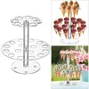 Utensili per gelato Doppi strati 24 fori Porta coni Supporto Decorazione Forniture per cottura Cupcake Display per compleanno 230410