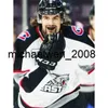 Weng Vintage Rare 2017 Настройка Echl Brampton Beast Mens Womens Kids Emelcodery White Black Высококачественные дешевые хоккейные майки ворот