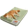 chennels pens Tapis de chien chaud d'hiver canapé de luxe pour petits chiens moyens lit à carreaux pour chats chiens peluches dormir amovible lavable lits pour animaux de compagnie tapis pour animaux de compagnie 231110