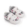 Premiers marcheurs bébé chaussures garçon fille nouveau-né infantile enfant en bas âge décontracté semelle en coton anti-dérapant PU Plaid ramper chaussures de berceau