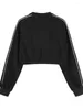 女性のフーディーズディープタウン韓国のジップパーカーY2K女性アメリカンレトロKPOPファッションストリートウェアブラックスウェットシャツ2023秋のジッパージャケット