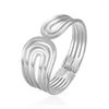 Bangle Irregular Multi-layer Circular Openable Women's Bracelet