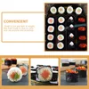 Party Decoration 6 PCS Simulation Sushi Model Miniature Toys Paper Cups Realistic Food Accessories