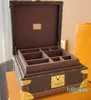 Luxe Designer Trunk Bag Frans merk Dames Sieraden Opbergdoos Beroemde Parijs Klassieke Oude Bloem Heren Horloge Opbergtas Topkwaliteit Leer met hoge capaciteit