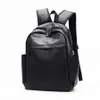 Mäns ryggsäck, mjuk pu -läderstudentryggsäck, ryggsäck med stor kapacitet, fritidsresor ryggsäck 230411
