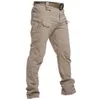 Men's Pants 2022 New City Military Tactical Pants Men SWAT Combat Army Trousers Many Pockets Waterproof Wear Resistant Casual Cargo Pants W0411