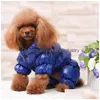 Dog Apparel Chihuahua Coat Winter Warm Padded Fleece Costumes For Pet Cat Luxury Apparels Vest Puppy Thicken Hoodie Jacket Dogs Clothe Dhwzq