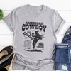 Tshirts masculins Cowboy Retro Hippie Hippie Graphic Tee vintage Western Rodeo T-shirt Cowgirl surdimensionné surdimension