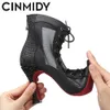 Voor Latin Boots Salsa Pole Women 981 Tango Sexy Belly Dance Shoes Professional Ballroom High Heels Cinmidy 230411 279 741