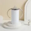 2020 12 once sublimazione tazze Sippy manico in acciaio inox bottiglie d'acqua bambini tazze di latte tazze di caffè isolate bicchieri per neonati A12 Qcntr