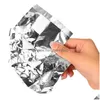 Keukenpapier 100 stcs /pack aluminium folie papieren nagelkunst afweekt af van acryl gel polish verwijdering wraps schoonheid make -upgereedschap met katoen pa dhnki