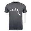 Män s t skjortor dykning evolution t shirt män bomull o nacken rolig dykare t skjortor man kläder high street camiseta grundtoppar 230411