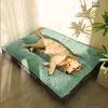 Zwinger Stifte HOOPET Hundematte zum Schlafen mit Winter-Bodenmatte, abnehmbar und waschbar, für vier Jahreszeiten, Universal-Hundehütte für große Hunde, 231110