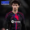 JMXX 23-24 Barcelona Special Soccer Jerseys Rolling ROSALIA DRAKE 0V0 StOnE Mens Uniforms Jersey Man Football Shirt 2023 2024 Fan Version