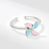 Anelli di nozze Delicate Spinner Fidget for Women Girl Ring Anti Anti Ansia Accessori per le dita regolabili Regali di gioielli