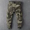 Men's Pants Mens Fashion Sports Hiking Cargo Camouflage Overalls Joggers Sweatpants Casual Tapered Track Loose Trousers
