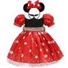 Sukienki dla dziewcząt sukienki dla dzieci Zestaw Party Girl Birthday Fancy Costume for Baby Children Cosplay Ubrania 230410