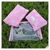 Storage Bags Miyahouse 3 Pcs/Set Make Up Women Jelly Cosmetic Bag Fashion Waterproof Transparent Makeup Pouch Beauty Drop Delivery H Dhtkb