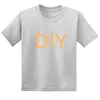 T-shirts personnalisés votre conception enfants noir blanc bleu t-shirts bricolage impression enfants coton bébé garçons filles hauts contacter le vendeur Frist 230411