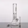 Bicchiere di vetro Bong Spesso Downsteam Perc Pipa ad acqua Bubbler Diffuso Narghilè Dab Rigs Bong Ash Catchers per fumare