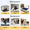 Kennele Pensy Benepaw Electric Pet Geating Pad Przytulna wyjmowana pokrycie wodoodporna mata z łóżkiem dla psa 7 Poziom regulacyjny odporny na żucie 231110