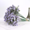 Decoratieve bloemen Arrangement Plastic boeket Bloemen Gypsophila Fake Babys Adem Artificial voor thuistafel El Garden Decor