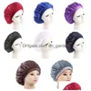 Beanie/Skull Caps Beanie/Skl Caps Solid Colic Elastic Rubber Band Nightcap Clean Hom Hat Air Conditioning Hatts Women Lady L DHGARDEN DHFMH