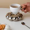Кружки милый и креативный облачный керамический блюдник сериал домашний завтрак послеобеденный чайный кофе кофейный кофейный набор для питья 230411