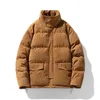 Mens Down Parkas Winter Jackets Män tjocka corduroy Varma rockar svart dike Autumn överdimensionerad vindbåt bomull Löst ficka manlig vattentät vadderad 231110