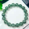 Link Bracelets Natural Green Quartz Rutilated Bracelet Fashion Healing Personalized For Men Women Gemstone Jewelry Lovers Gift 1pcs 8/10mm