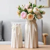 Vases Simple européen moderne japonais minimaliste vase en céramique fleur ornements artisanat salon décoration de la maison