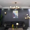 Lustres Branche nordique LED salon lustre rétro lune Art suspension lampe personnalité créative chambre Restaurant luminaires lumières