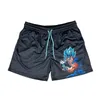 Men's Shorts Anime Mesh Jogging Shorts Mężczyźni Kobiety swobodny sport oddychające szorty plażowe Summer Fiess Gym Szybkie suszone krótkie spodenki D1 D1