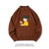 Men's Sweaters Men's Clothing Winter Knit Sweater Oversized Knitwears Harajuku Pullovers Anime Boy Graphics Christmas With Wool