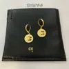 Boucles d'oreilles de designer pour femmes Diamant Mode CELI Triomphe Pendentif carré Boucle d'oreille en or de luxe Bijoux de fiançailles de mariage Cadeau de vacances de Noël en gros