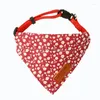 Köpek giyim 600 PC/Lot Eşarp Ayarlanabilir Yaka Bandana Önlükleri Pet Puppy Terkiva Havlu Bib Neckerchief