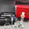 Båt Micro 10mm NC Nector Collector Kit Röker tillbehör med domelösa rostfritt stål Glas Tips Vattenrör Bongs Rigolja Dab Ocean Freight