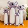 Poupées en peluche 65 ~ 120 cm de long panda géant en peluche Cylidrical Animal Bolster Oreiller Koala peluche peluche enfants Sleeping Friend 230410