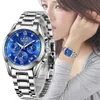 Женские часы Lige 2023 Fashion Watch Ladies Creative Steel Bracelet Женские водонепроницаемые часы Relogio fominino 230410