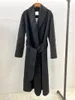 TOTEME Manteau haut de gamme en pur cachemire avec col en V pour femme