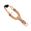 Catapulte en bois naturel pour enfants, ficelle en caoutchouc, catapulte d'extérieur traditionnelle amusante, accessoires de chasse intéressants, jouets