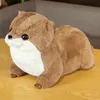 Poupées en peluche Simulation Mignon Lutra Jouets En Peluche En Peluche Réaliste Loutre Animal Poupée Doux Joint Oreiller pour Enfants Filles Cadeau D'anniversaire 230410