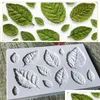 Baking Moulds Sugarcraft Leaves Sile Mod Candy Polymer Clay Fondant Mold Cake Decorationg Tool Flower Making Gumpaste Rose Leaf Drop Dhzsn